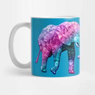 Rainbow elephant Mug